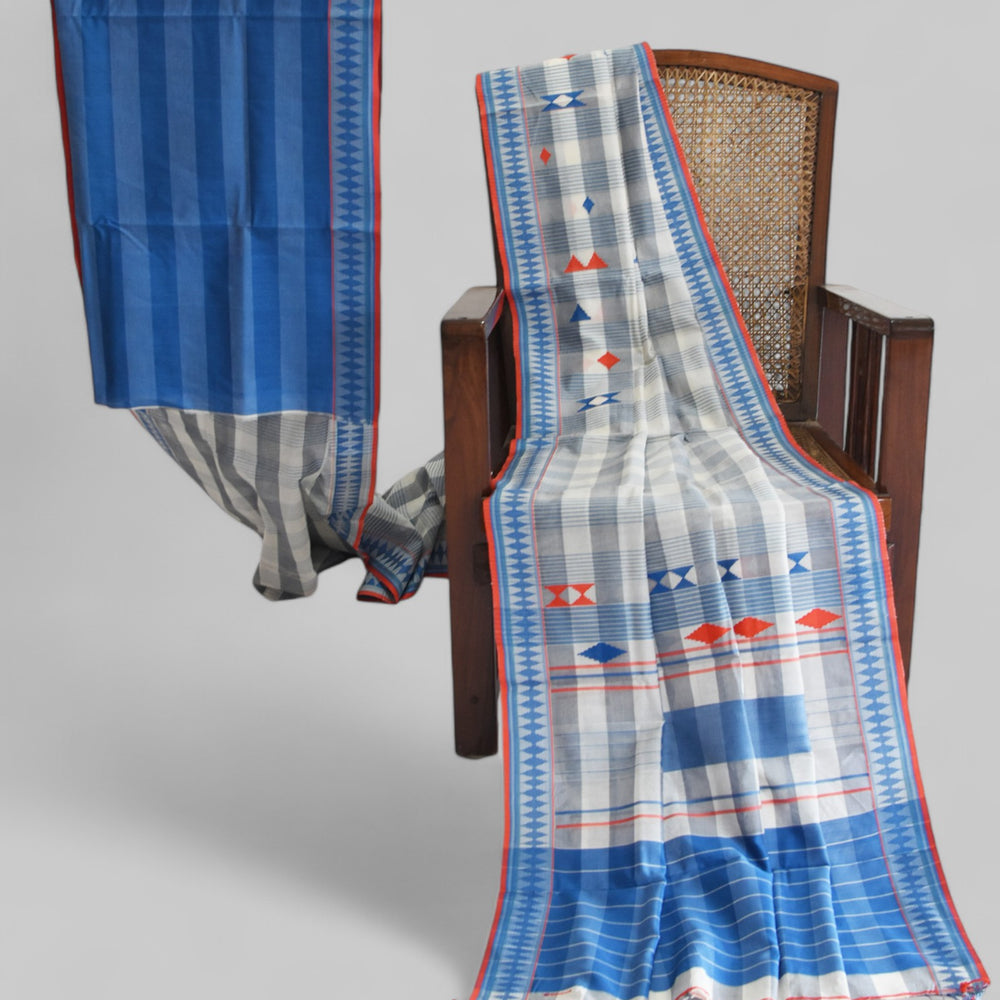 
                      
                        Off-White - Korvai & Buttas  Organic Cotton Saree
                      
                    