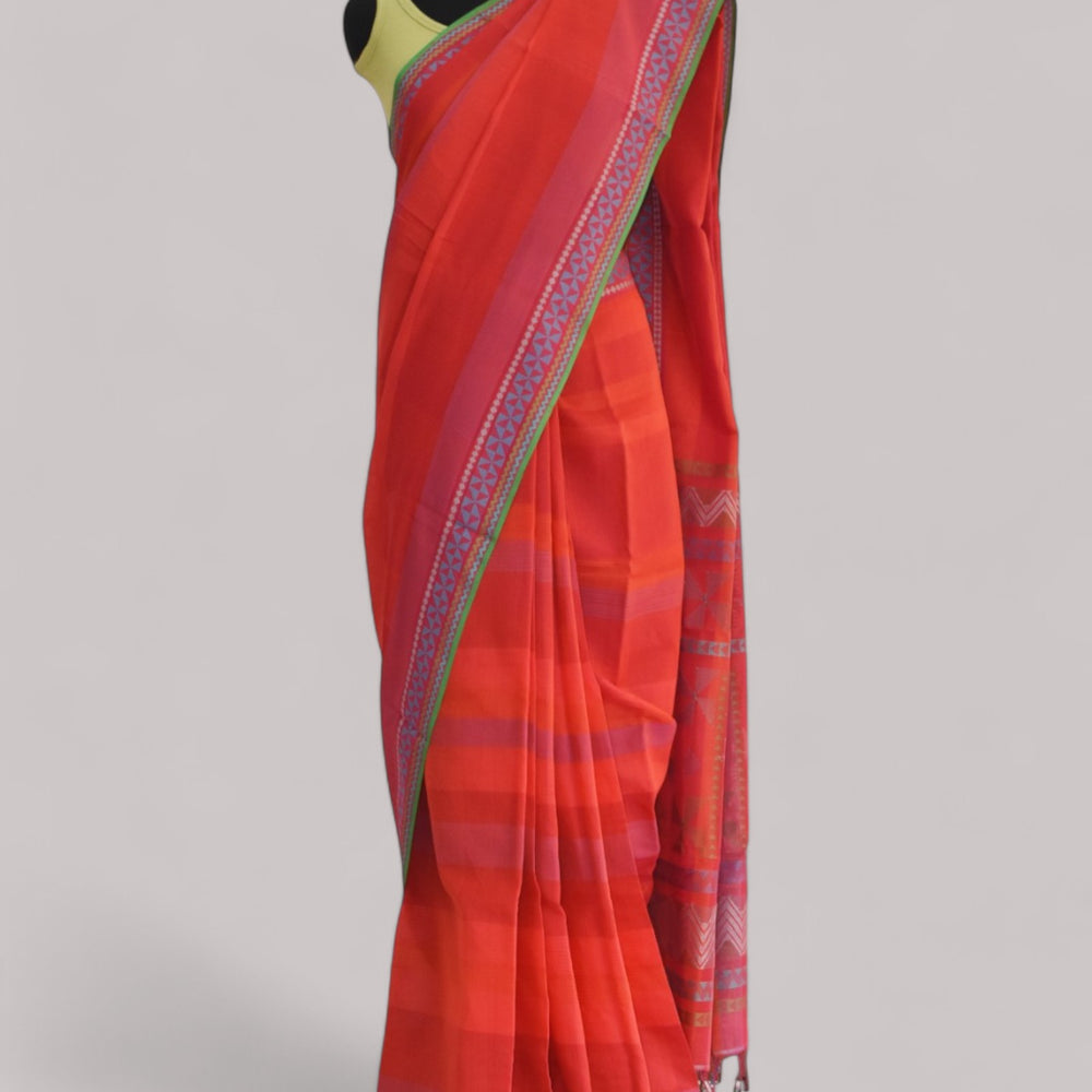 
                      
                        Red- Siddhiralli Quilt Organic Cotton Saree
                      
                    