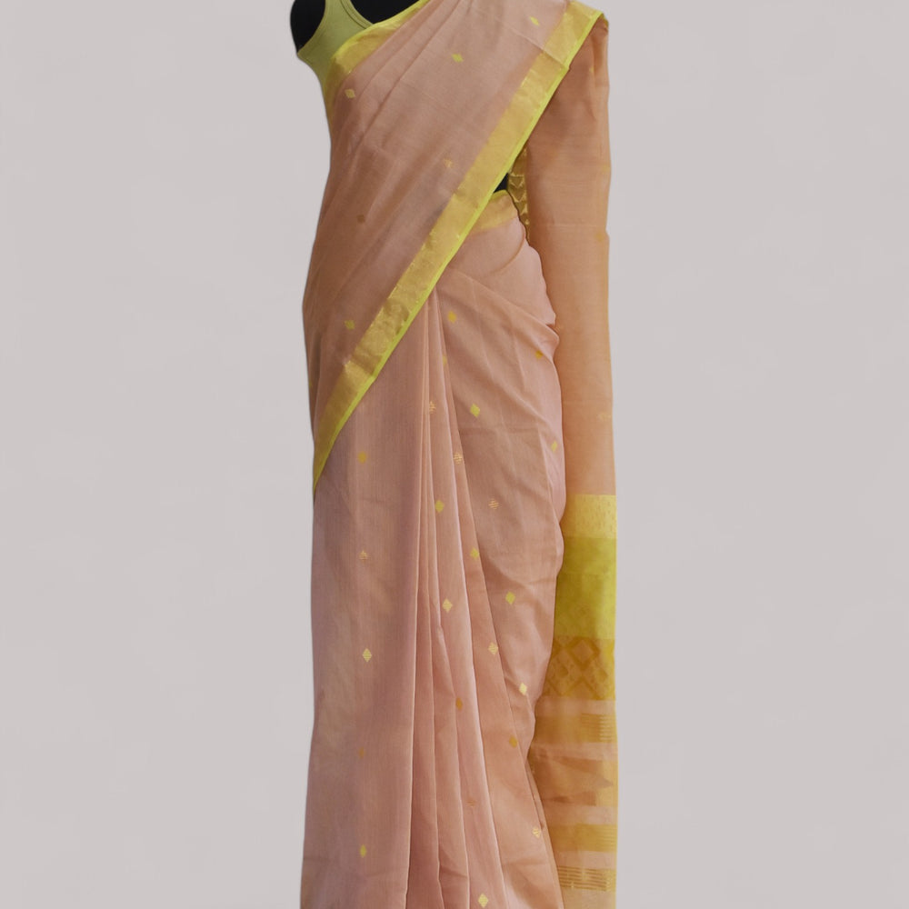 
                      
                        Beige - Kites Motif Organic Cotton Saree
                      
                    