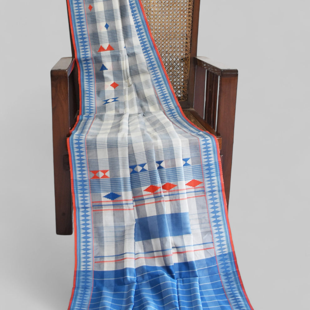 
                      
                        Off-White - Korvai & Buttas  Organic Cotton Saree
                      
                    