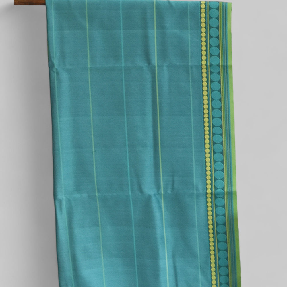 
                      
                        Indigo Blue - Stacked Spheres Organic Cotton Saree
                      
                    