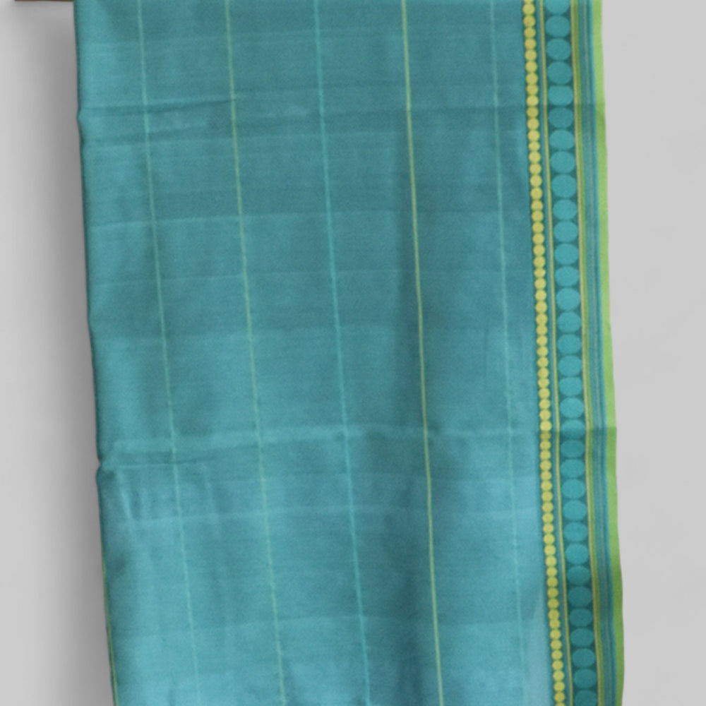 
                      
                        Midnight Blue - Stacked Spheres Organic Cotton Saree
                      
                    