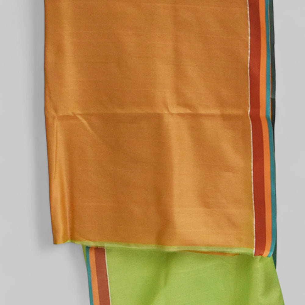 
                      
                        Lime Green - Triangle Motif Organic Cotton Saree
                      
                    