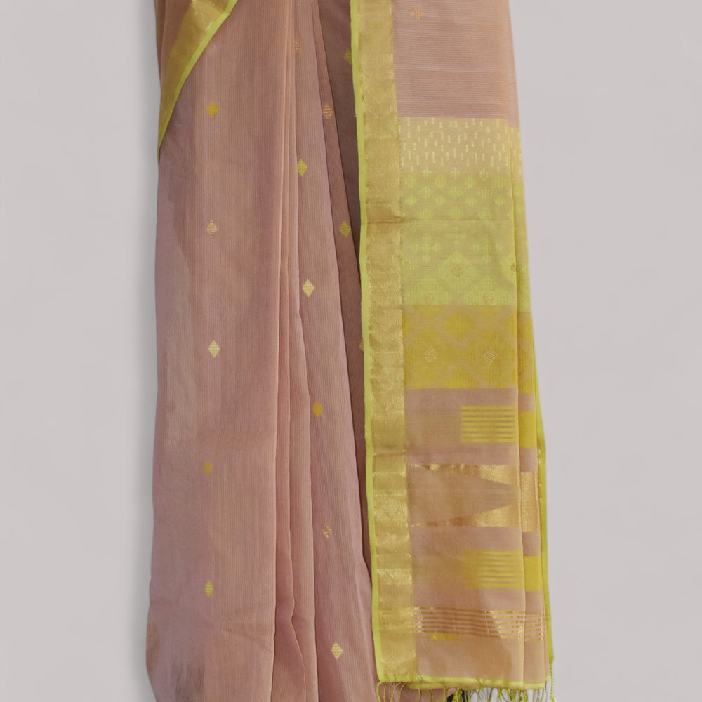 
                      
                        Beige - Kites Motif Organic Cotton Saree
                      
                    