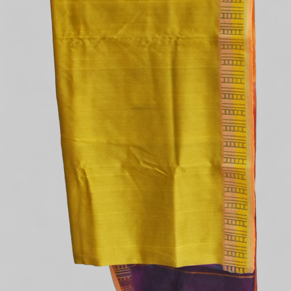 
                      
                        Purple - Honeycomb Harmony Organic cotton Saree
                      
                    