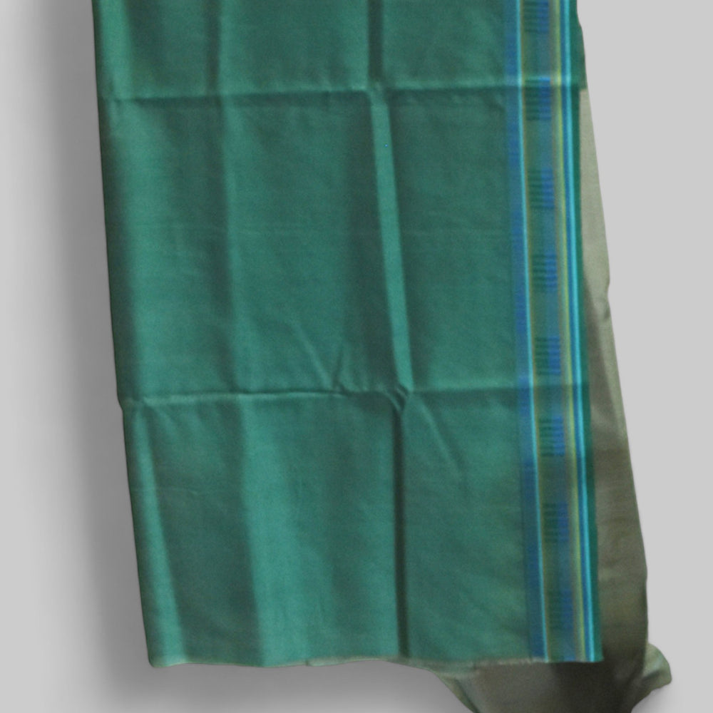 
                      
                        Olive Green - Zig Zag Motif Organic Cotton Saree
                      
                    