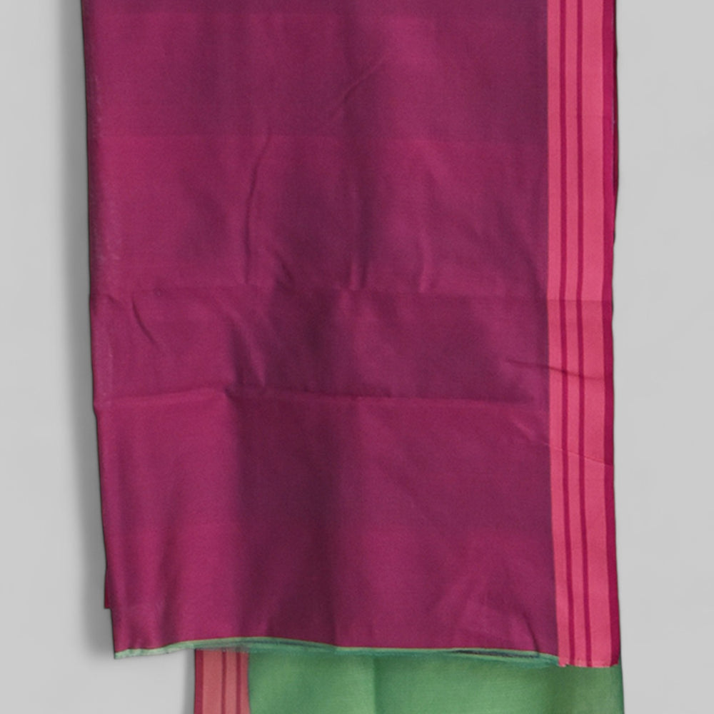 
                      
                        Green - Tulip Motif Organic Cotton Saree
                      
                    