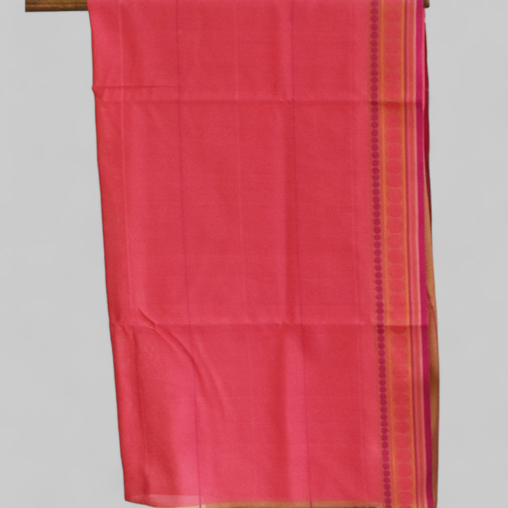 
                      
                        Orange - Stacked Spheres Organic Cotton Saree
                      
                    