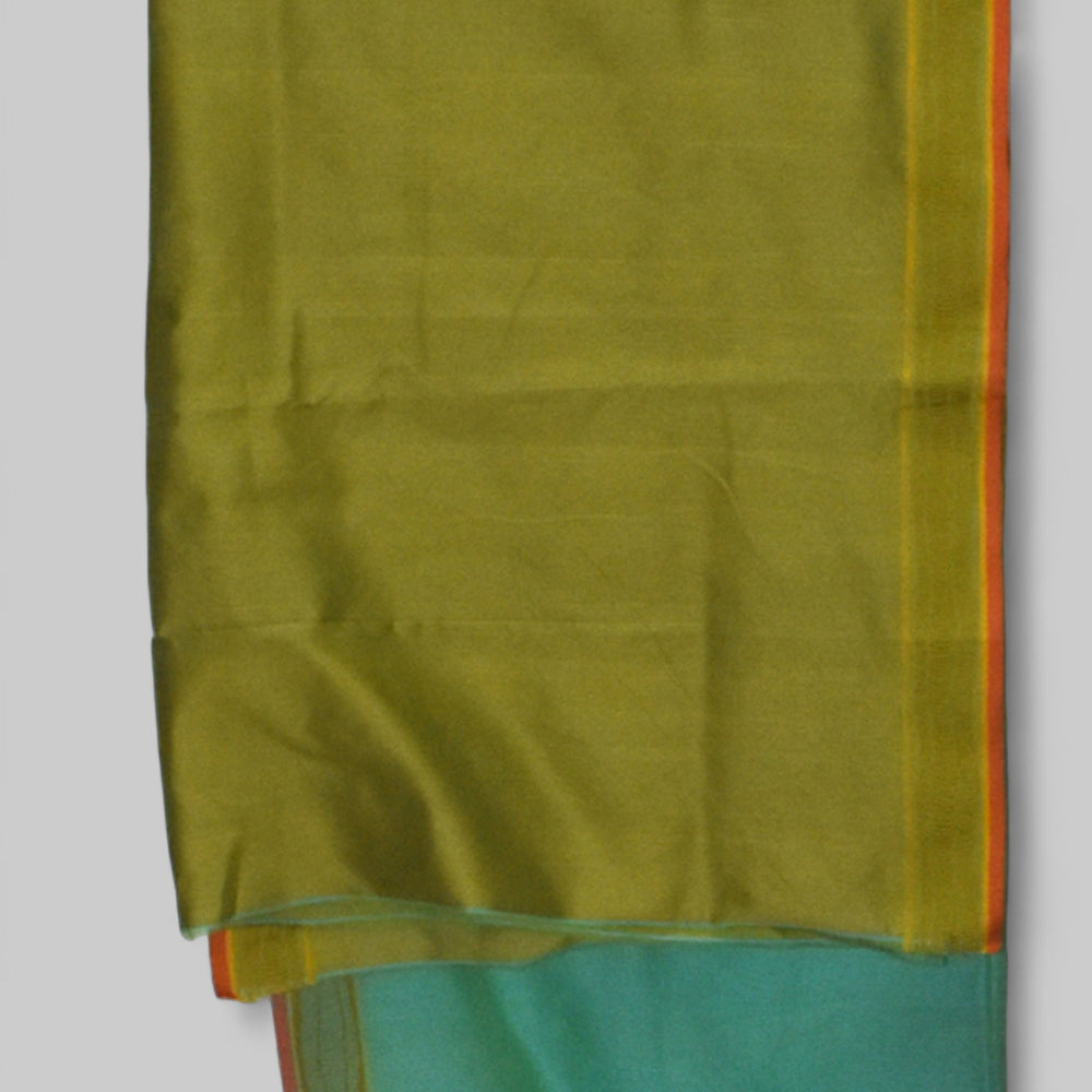 
                      
                        Sea Blue - Cactus Motif Organic Cotton Saree
                      
                    