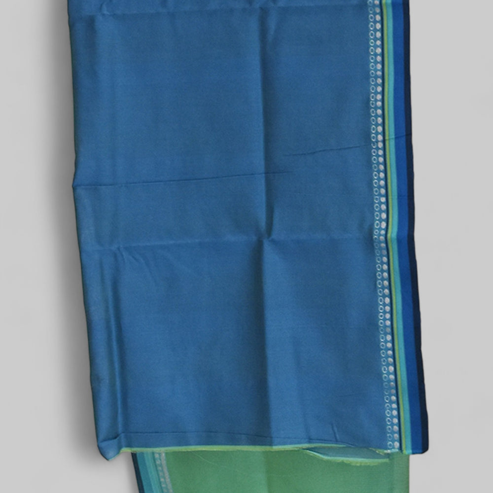 
                      
                        Sea Green - Dots and Dashes Organic Cotton Saree
                      
                    