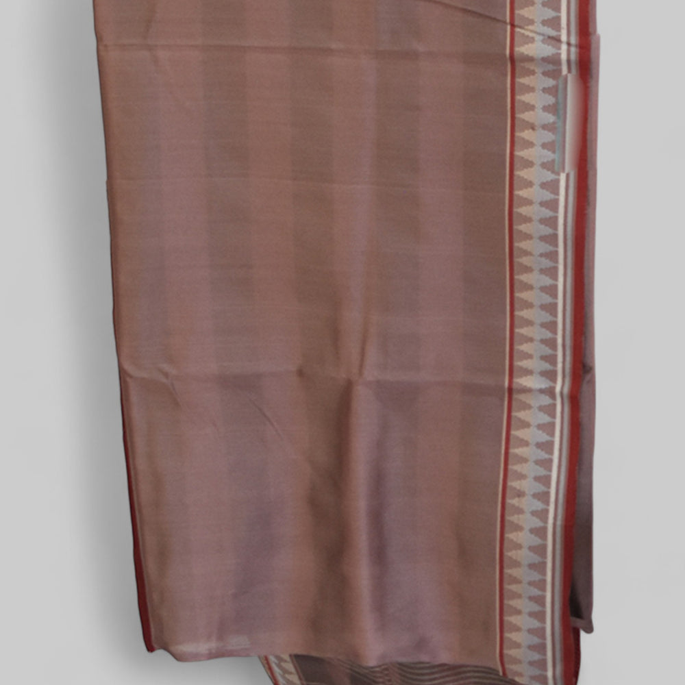 
                      
                        Brown - Korvai & Buttas Organic Cotton Saree
                      
                    