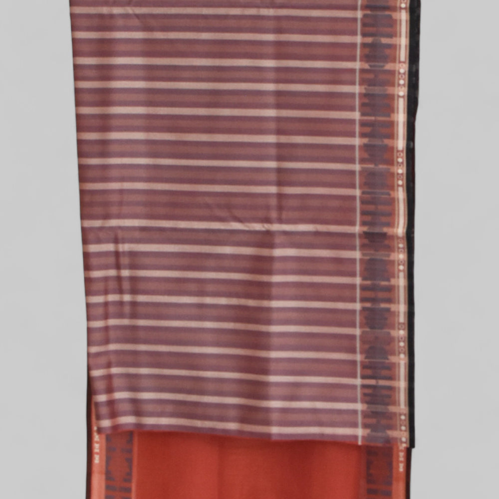 
                      
                        Rust - Interleave Quilt Organic Cotton Saree
                      
                    