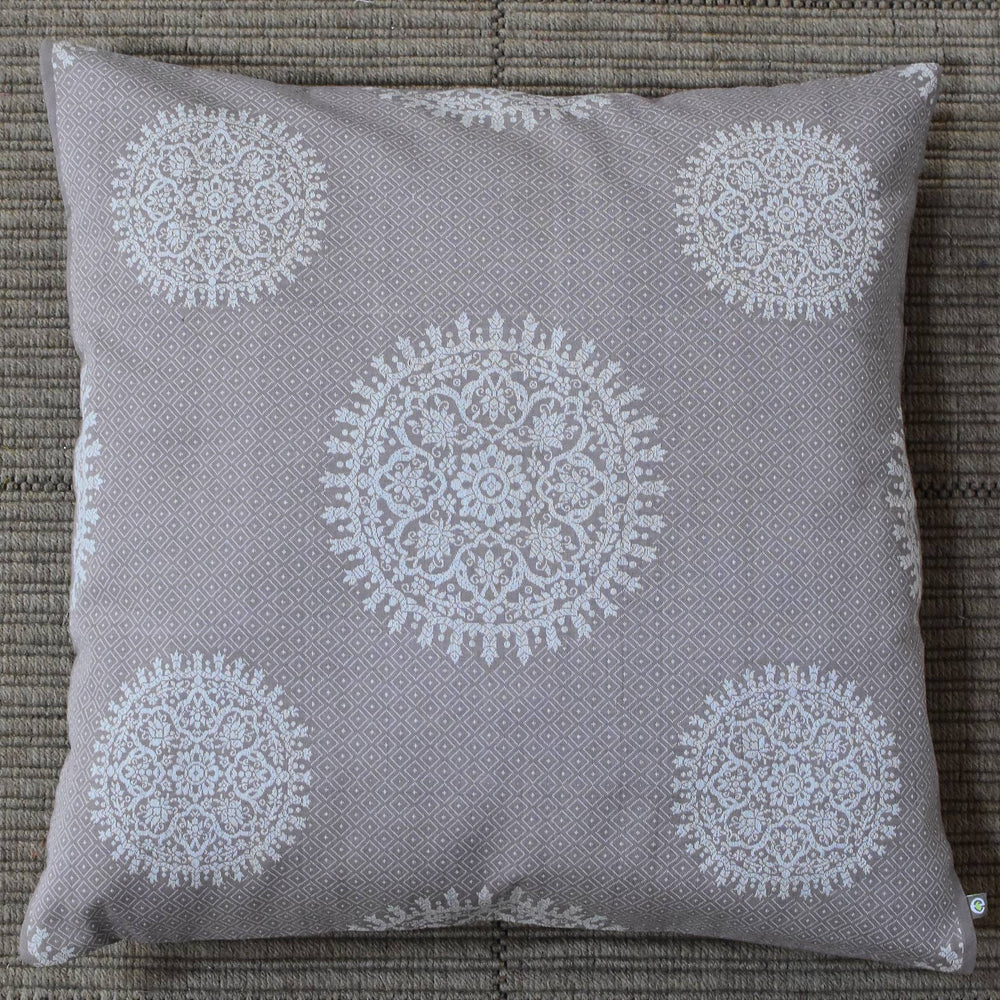 
                      
                        Dark Brown - Shibori Design Organic Cotton Cushion Cover 13
                      
                    