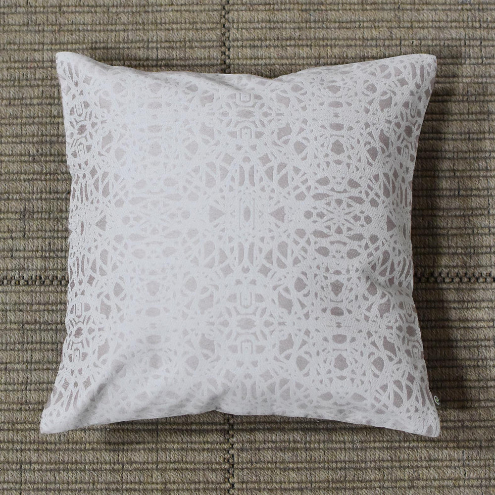 
                      
                        Light Brown - Criss Cross Organic Cotton Cushion Cover 1
                      
                    