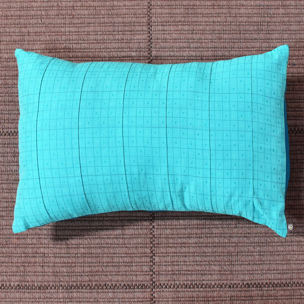 
                      
                        Blue - Checks with Pintucks Organic Cotton Cushion Cover 14
                      
                    