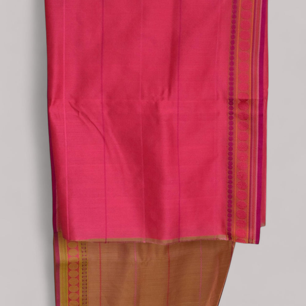 
                      
                        Orange - Stacked Spheres Organic Cotton Saree
                      
                    