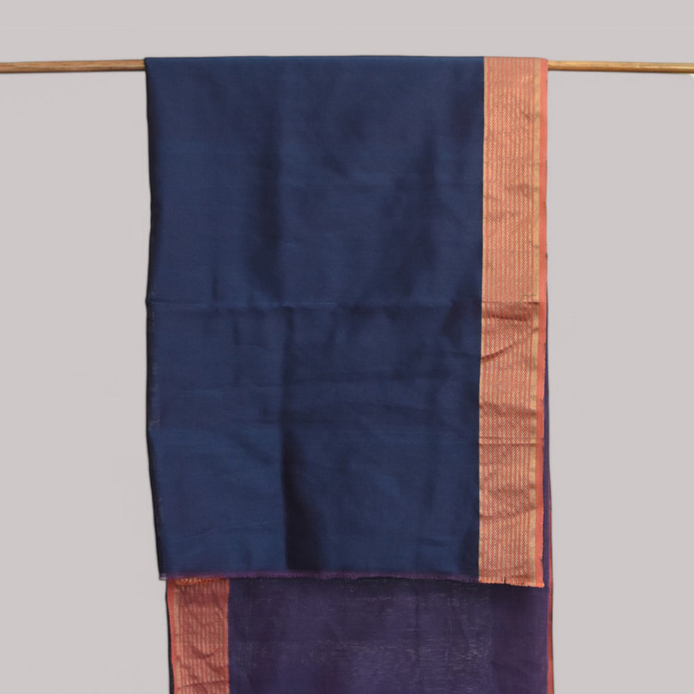 
                      
                        Indigo Blue - Lotus butta Organic Cotton Saree
                      
                    