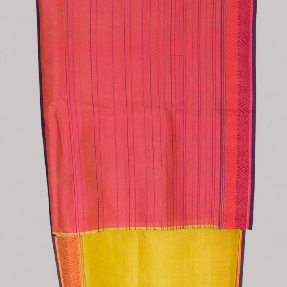 
                      
                        Yellow - Whispering Circles Organic Cotton Saree
                      
                    