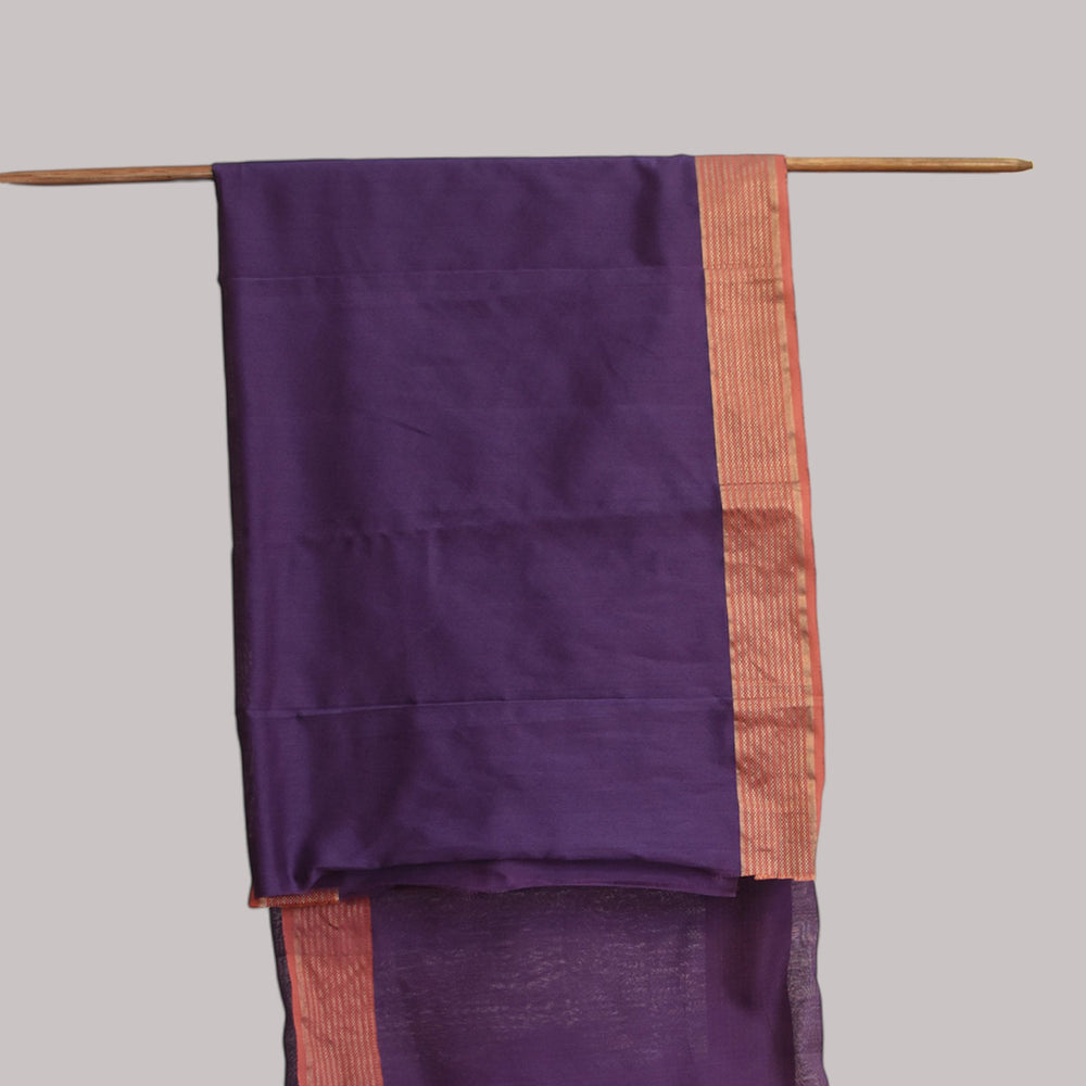 
                      
                        Purple - Lotus butta Organic Cotton Saree
                      
                    