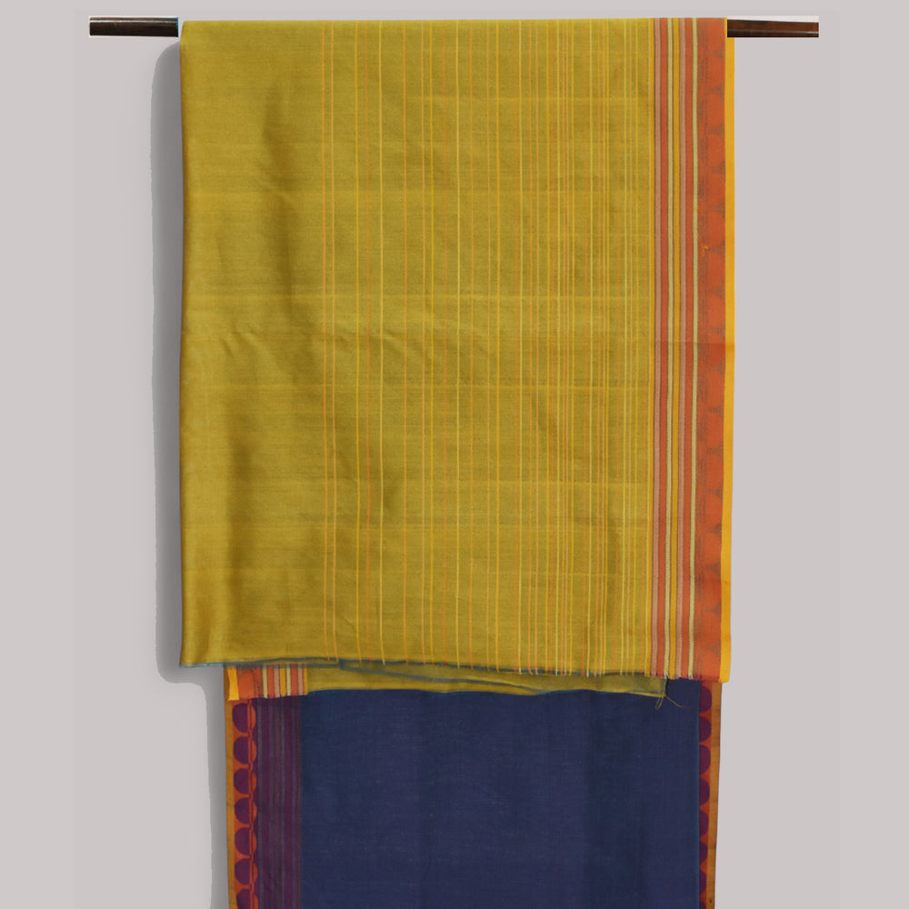 
                      
                        Bluish Purple - Circle  Motif Organic Cotton Saree
                      
                    