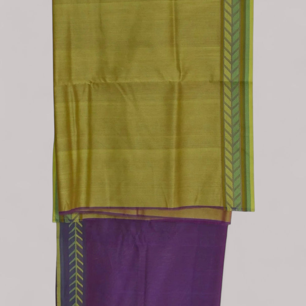 
                      
                        Light Purple - Arrowed Opulence Organic Cotton Saree
                      
                    