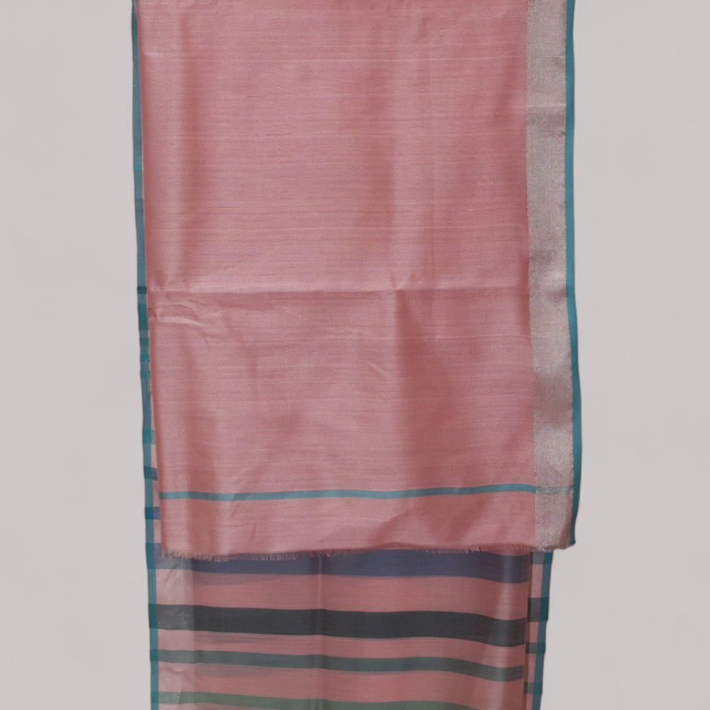 
                      
                        Baby Pink - Striped Quilt Organic Cotton Saree
                      
                    