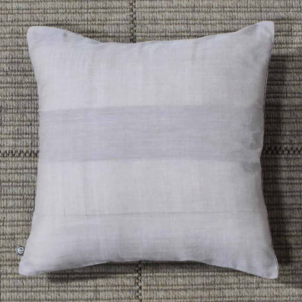 
                      
                        Brown - Criss Cross With Stripes Organic Cotton Cushion Cover 2
                      
                    