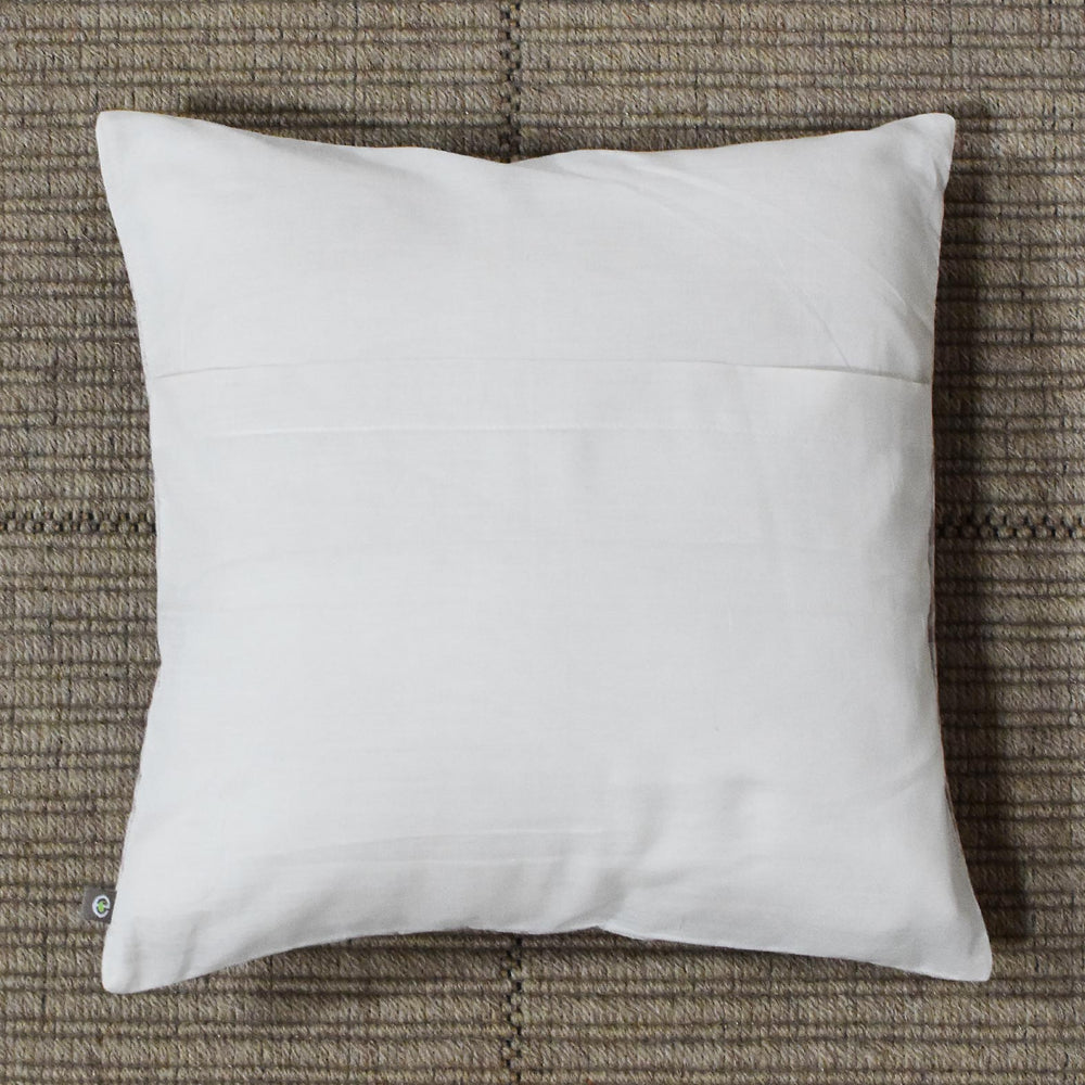 
                      
                        Light Brown - Criss Cross Organic Cotton Cushion Cover 1
                      
                    