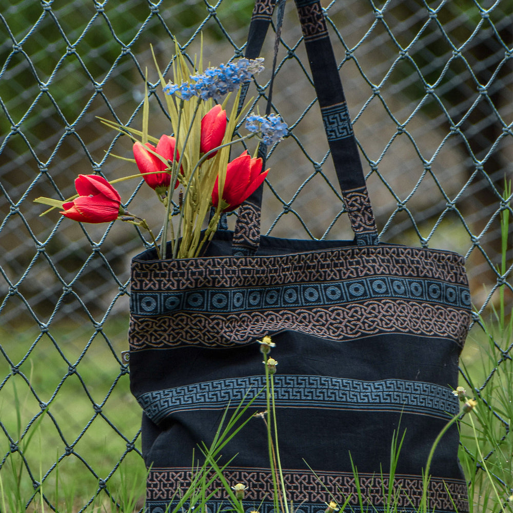 
                      
                        Brown & Blue - Celtic Organic Cotton Tote Bag
                      
                    