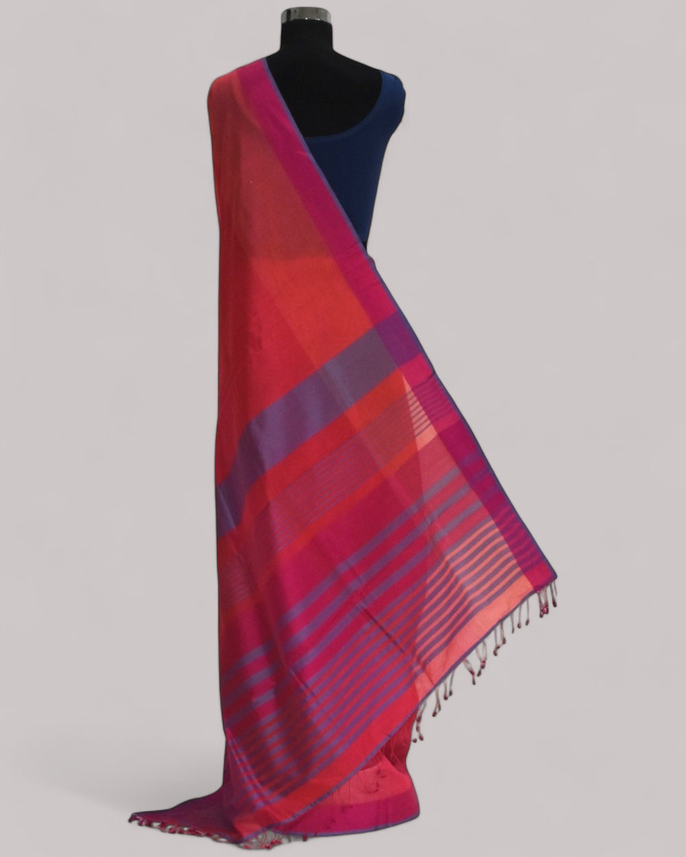 Pink - Organic Cotton Saree