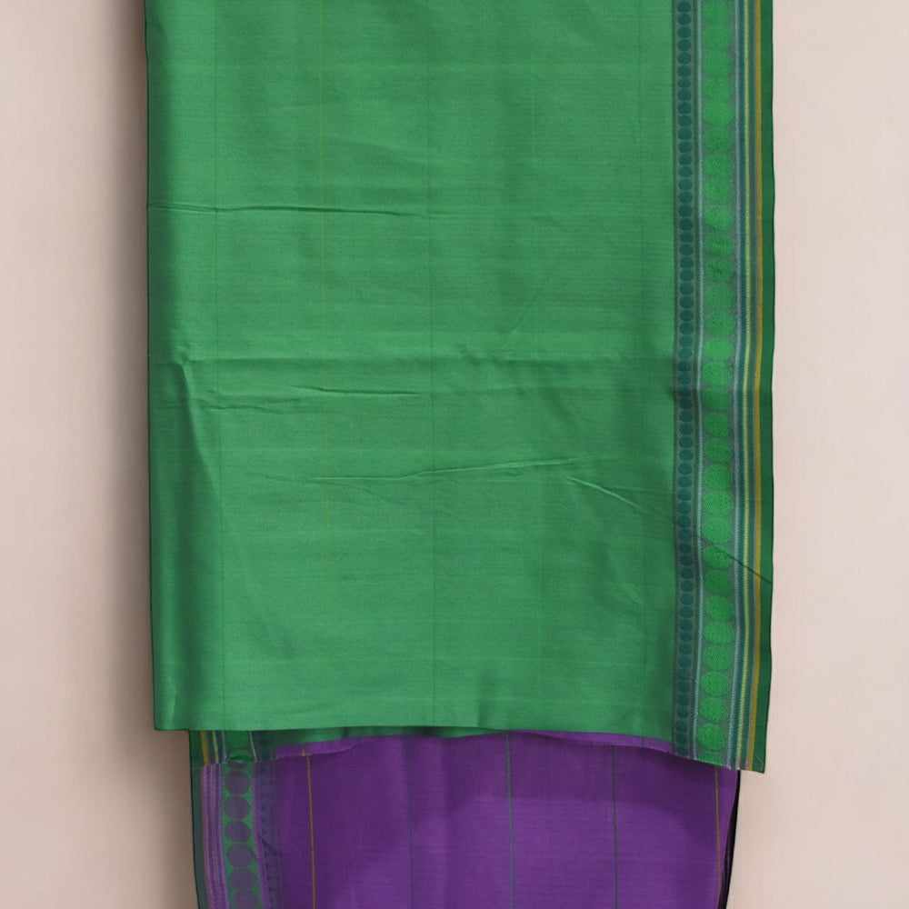 
                      
                        Purple - Stacked Spheres Organic Cotton Saree
                      
                    