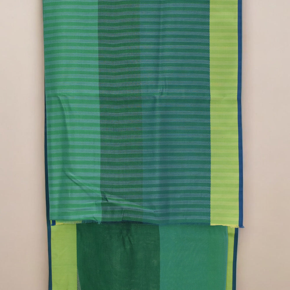 
                      
                        Green - Classic Organic Cotton Saree
                      
                    