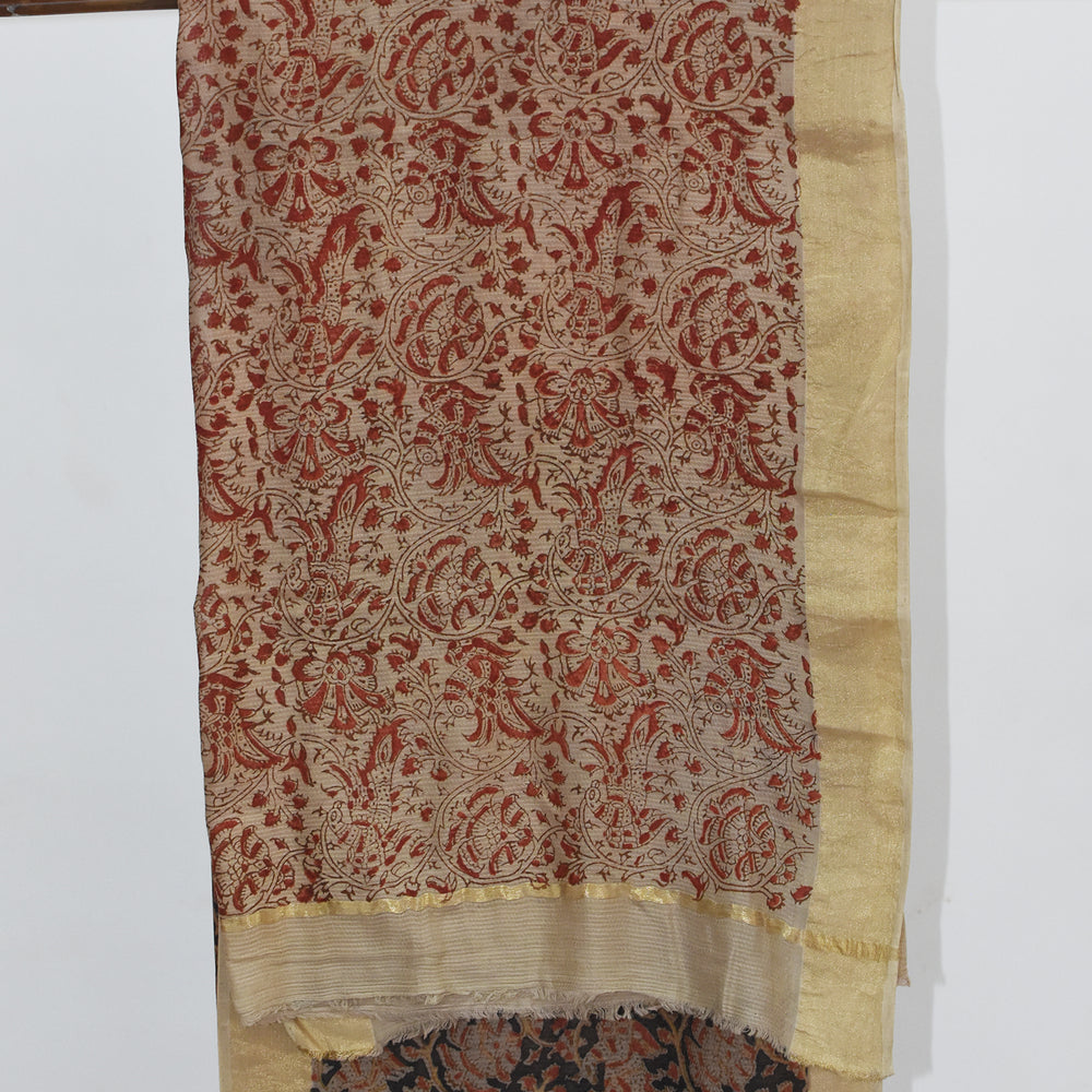 
                      
                        Black - Block Printed Organic Cotton Saree
                      
                    