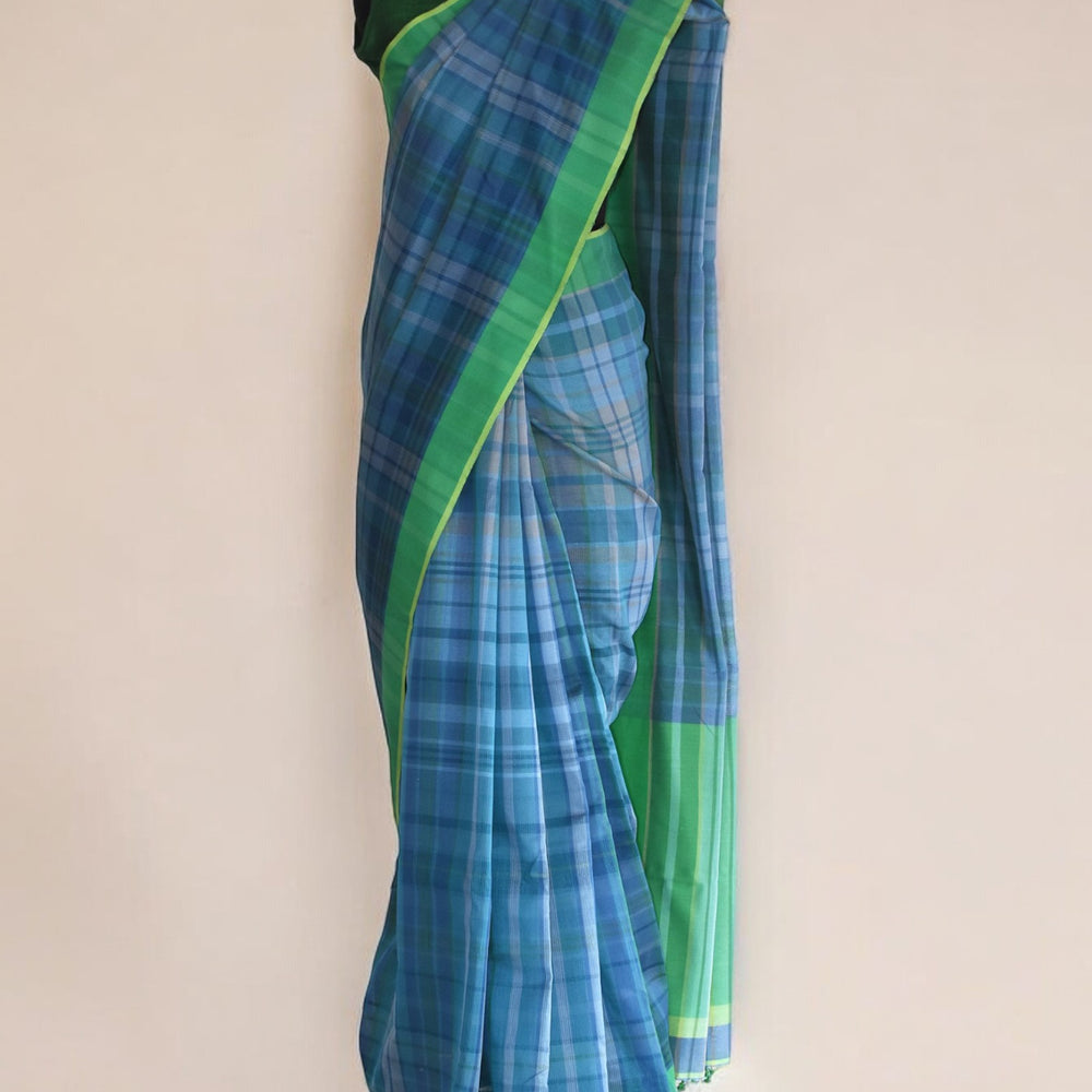 
                      
                        Blue - Organic Cotton Saree
                      
                    