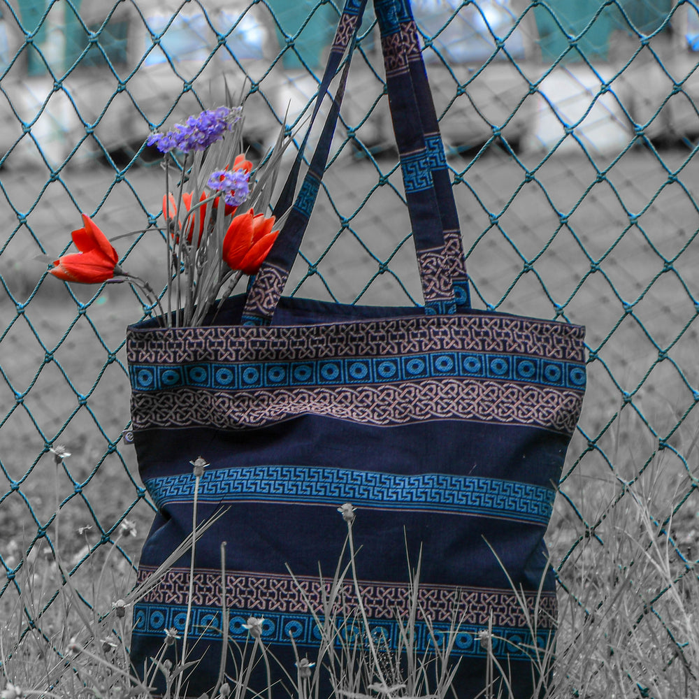 
                      
                        Brown & Blue - Celtic Organic Cotton Tote Bag
                      
                    