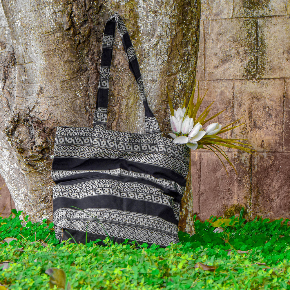 
                      
                        Black & White - Celtic Organic Cotton Tote Bag
                      
                    