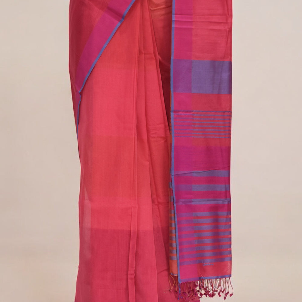 
                      
                        Pink - Organic Cotton Saree
                      
                    