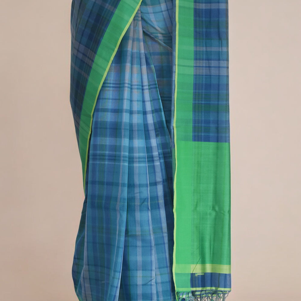 
                      
                        Blue - Organic Cotton Saree
                      
                    