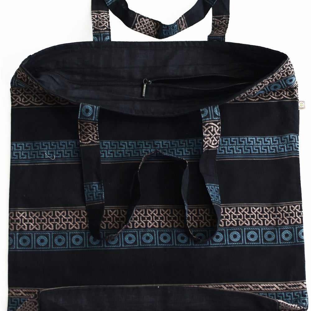 
                      
                        Brown & Blue - Celtic Organic Cotton Tote Bag
                      
                    